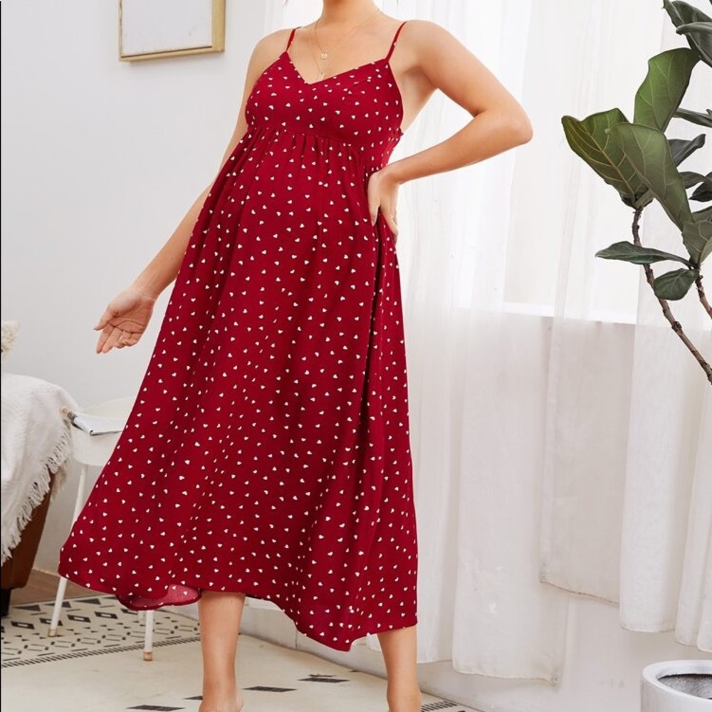 SHEIN Heart Maternity Dress